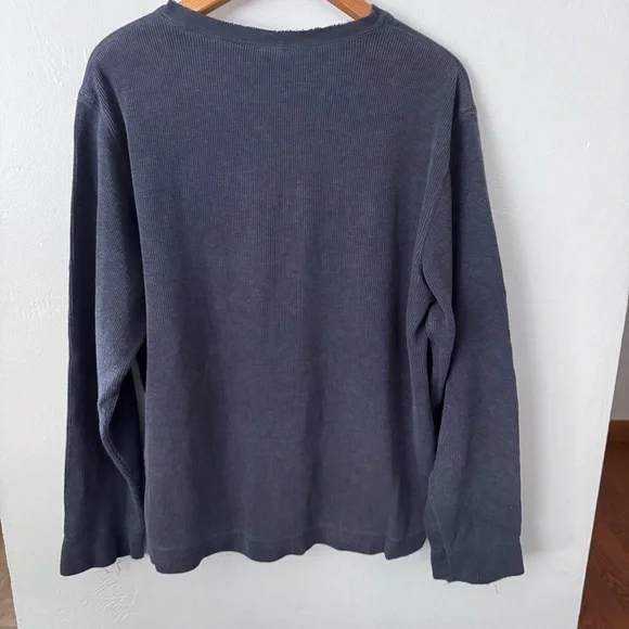 Vintage Gap 100% cotton pullover navy blue Size Medium - Picture 4 of 5